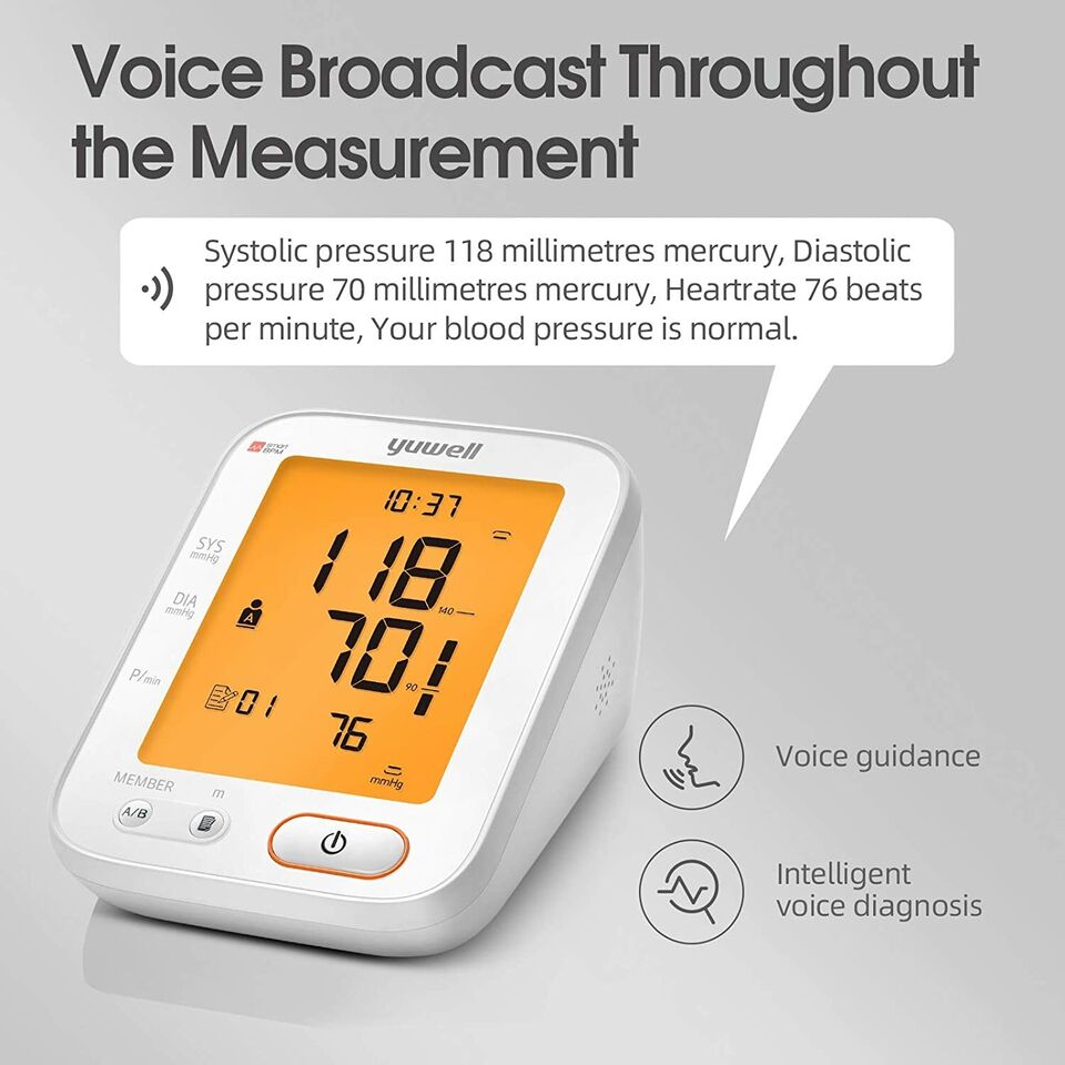 جهاز قياس ضغط الدم الإلكتروني الناطق